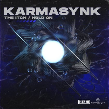 The Itch / Hold On album by KarmasynK - Drum and Bass Cover Art