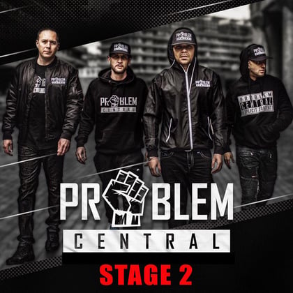 Stage 2 album by Problem Central, Eksman & Evil B - Drum and Bass Cover Art