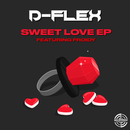 Sweet Love EP album by D-Flex - Drum and Bass Cover Art