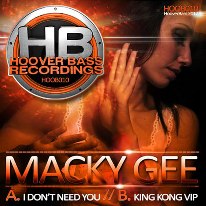 King kong Vip / I don´t need you album by Macky Gee - Drum and Bass Cover Art