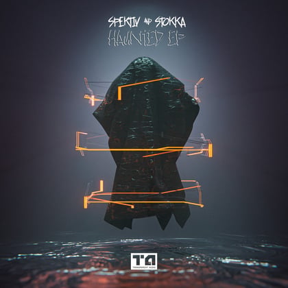 Haunted EP album by Spektiv - Drum and Bass Cover Art