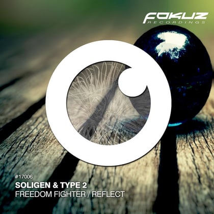Reflect / Freedom Fighter album by Soligen - Drum and Bass Cover Art
