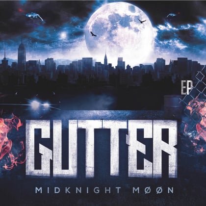 Gutter album by MidKnighT MøøN - Drum and Bass Cover Art