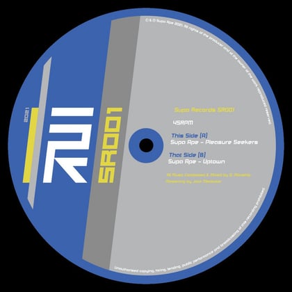 SR001 album by Supa Ape - Drum and Bass Cover Art