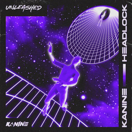 Headlock album by Kanine - Drum and Bass Cover Art
