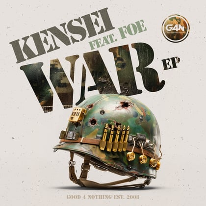 War EP album by Kensei - Drum and Bass Cover Art