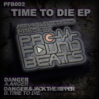 Time to Die/Anger album by Danger & Vital Link - Drum and Bass Cover Art