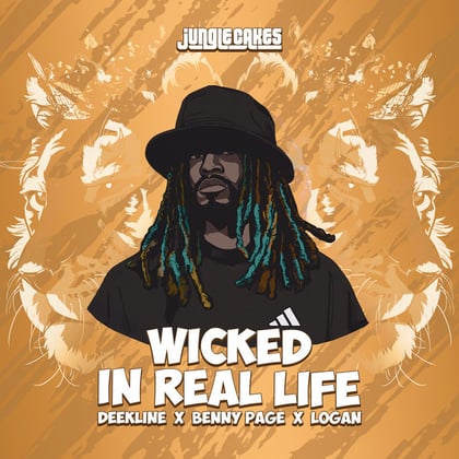 Wicked (In Real Life) album by Deekline, Benny Page & Logan_olm - Drum and Bass Cover Art