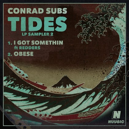 Tides LP Sampler 2 album by Conrad Subs - Drum and Bass Cover Art