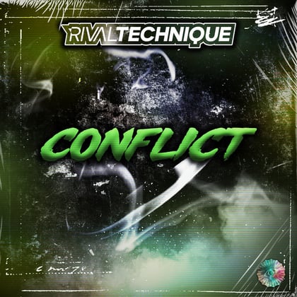 Conflict album by RivalTechnique - Drum and Bass Cover Art