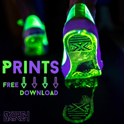 Prints album by Skorch - Drum and Bass Cover Art