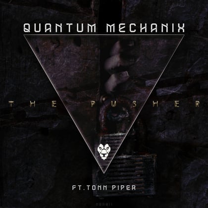 The Pusher album by Quantum Mechanix - Drum and Bass Cover Art