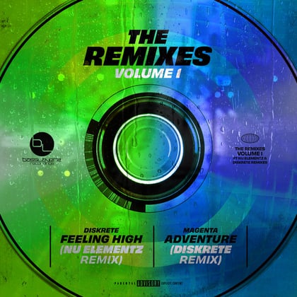 The Remixes Volume 1 album by Nu Elementz, DisKrete & Magenta - Drum and Bass Cover Art