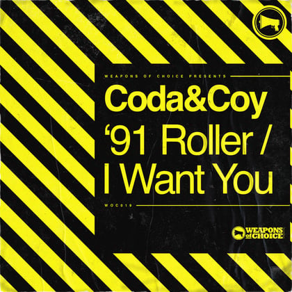 '91 Roller / I Want You album by Coda - Drum and Bass Cover Art