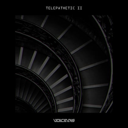 Telepathetic II album by Voicians - Drum and Bass Cover Art