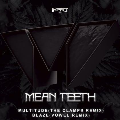 Multitude / Blaze (Remixes) album by Mean Teeth, The Clamps & Vowel - Drum and Bass Cover Art