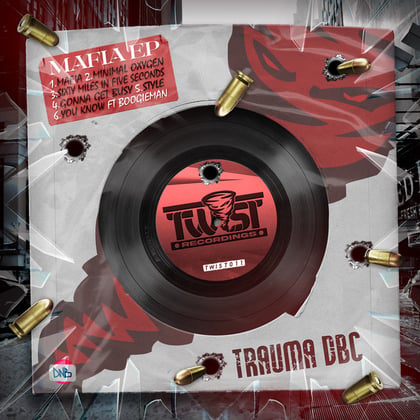 Mafia EP album by Trauma DBC & theStandard - Drum and Bass Cover Art
