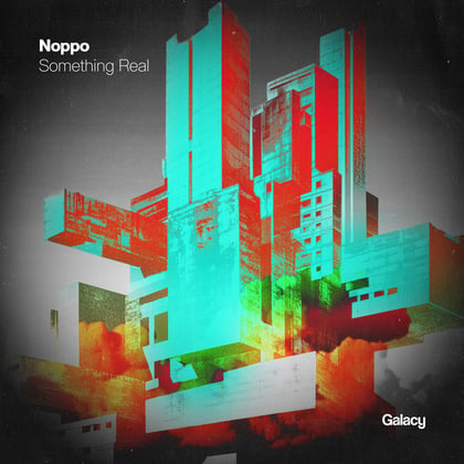 Something Real album by Noppo - Drum and Bass Cover Art