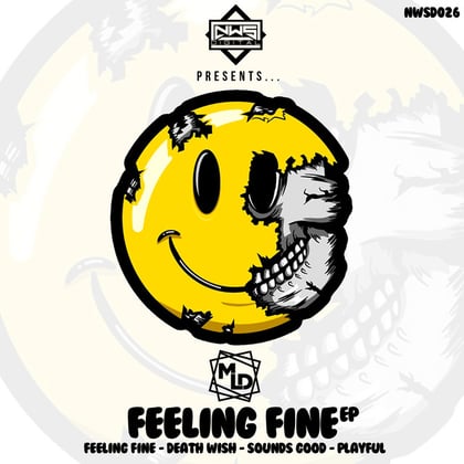 Feeling Fine album by M.L.D - Drum and Bass Cover Art