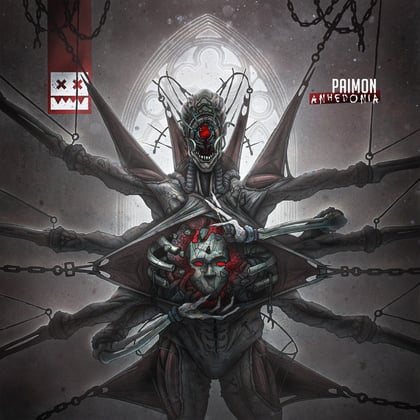 Anhedonia album by Paimon - Drum and Bass Cover Art