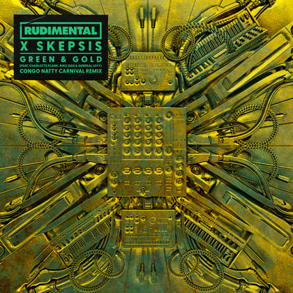 Green & Gold (feat. Skepsis, Charlotte Plank & Riko Dan) [Congo Natty Carnival Remix] album by Congo Natty & General Levy - Drum and Bass Cover Art