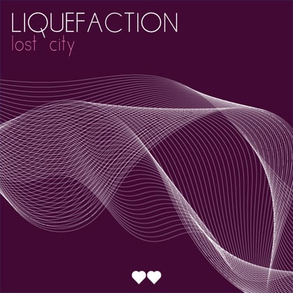 Lost City album by Liquefaction - Drum and Bass Cover Art