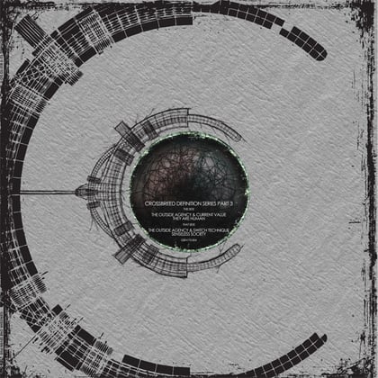 Crossbreed Definition Series Part 3 album by The Outside Agency - Drum and Bass Cover Art