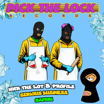 Serious Business / Safari album by Nick The Lot & Profile - Drum and Bass Cover Art