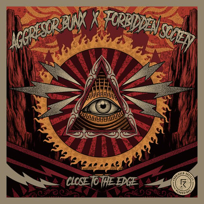 Close To The Edge album by Agressor Bunx - Drum and Bass Cover Art