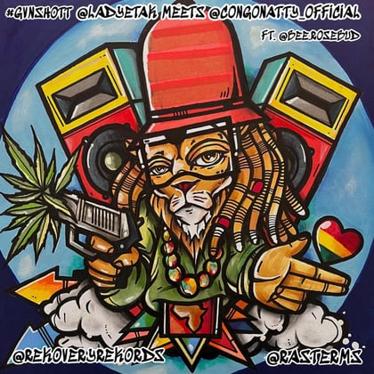 GVNSHOTT album by Congo Natty - Drum and Bass Cover Art