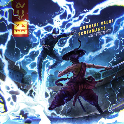 Voltcount album by Current Value & Screamarts - Drum and Bass Cover Art