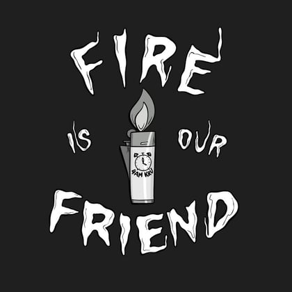 Fire Is Our Friend album by 4am Kru - Drum and Bass Cover Art