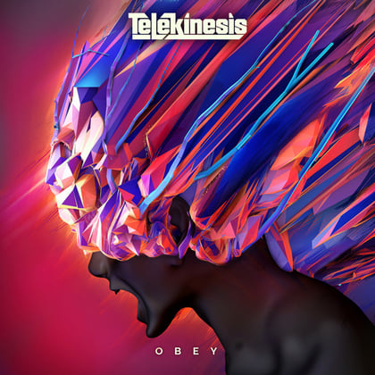 Obey album by Telekinesis - Drum and Bass Cover Art