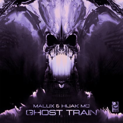 Ghost Train album by Malux & Hijak MC - Drum and Bass Cover Art