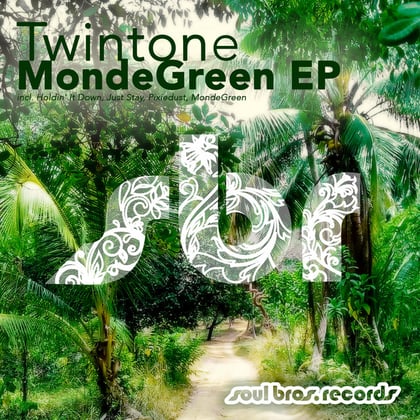 MondeGreen EP album by Dan Guidance & Twintone - Drum and Bass Cover Art