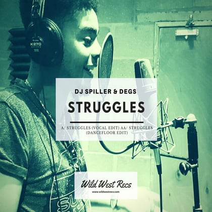 Struggles album by Makoto, Degs & DJ Spiller - Drum and Bass Cover Art