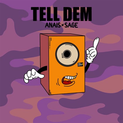 Tell Dem album by Anaïs - Drum and Bass Cover Art