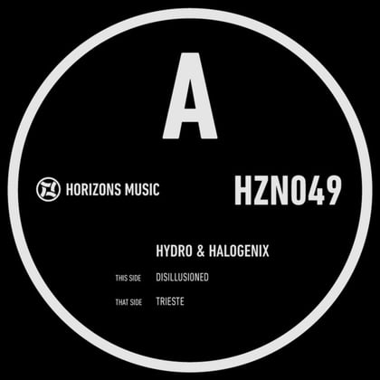Disillusioned / Trieste album by Hydro & Halogenix - Drum and Bass Cover Art