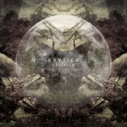 Delirium album by Krytika - Drum and Bass Cover Art
