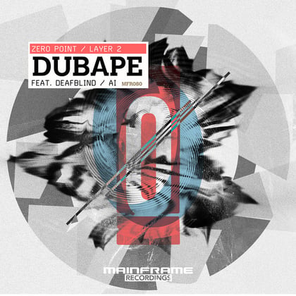 AI / Zero Point album by DubApe - Drum and Bass Cover Art