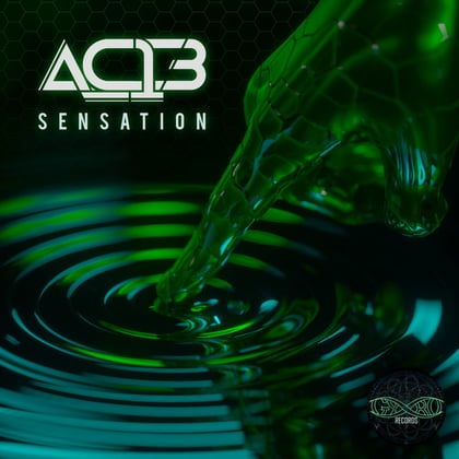 Sensation album by ShockOne & AC13 - Drum and Bass Cover Art