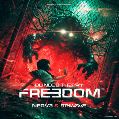 Freedom album by Blinded Theory - Drum and Bass Cover Art