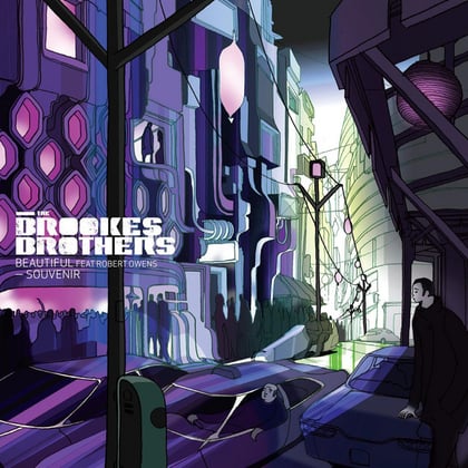 Beautiful / Souvenir album by Brookes Brothers - Drum and Bass Cover Art