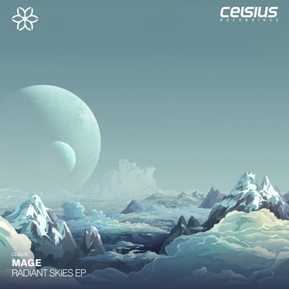 Radiant Skies EP album by Mage - Drum and Bass Cover Art