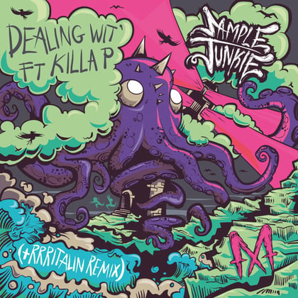 Dealing Wit album by Kasra & Sample Junkie - Drum and Bass Cover Art