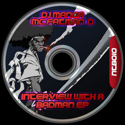 Interview with a Baman EP album by Fatman D - Drum and Bass Cover Art