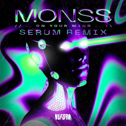 On Your Mind (Serum Remix) album by MONSS & Serum - Drum and Bass Cover Art