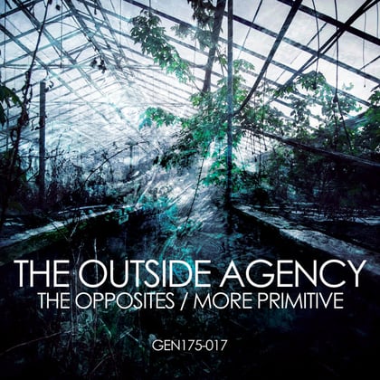 The Opposites / More Primitive album by The Outside Agency - Drum and Bass Cover Art