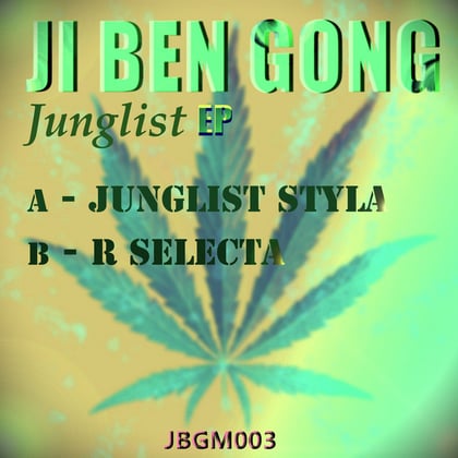 Junglist EP album by Ji Ben Gong - Drum and Bass Cover Art