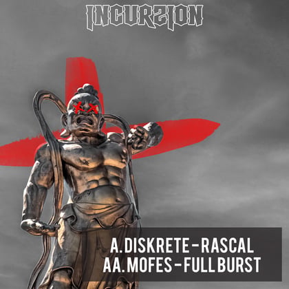 Rascal / Fullburst album by DisKrete & Mofes - Drum and Bass Cover Art